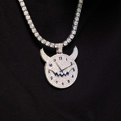 Fivio Demon Time Pendant - White Gold