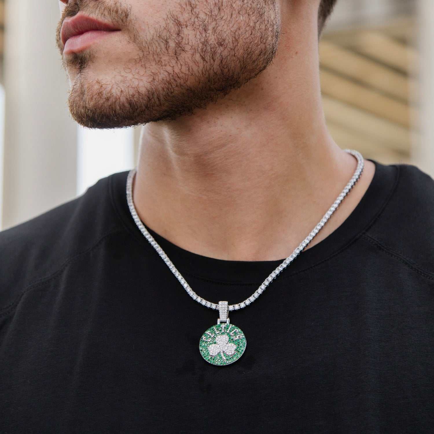 Boston Celtics Official NBA Logo Pendant