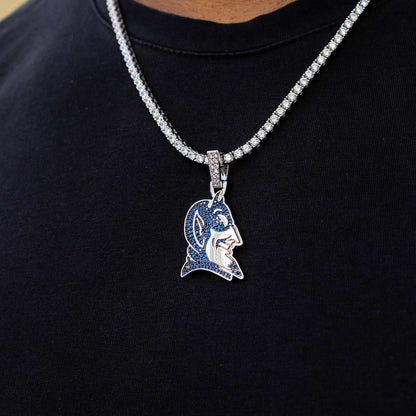 Duke Blue Devil Official NCAA Head Pendant