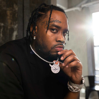 Fivio Demon Time Pendant - White Gold