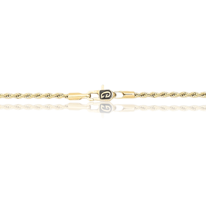 Rope Chain in Yellow Gold - 2mm