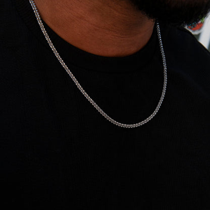 Popcorn Chain in Black - 4mm