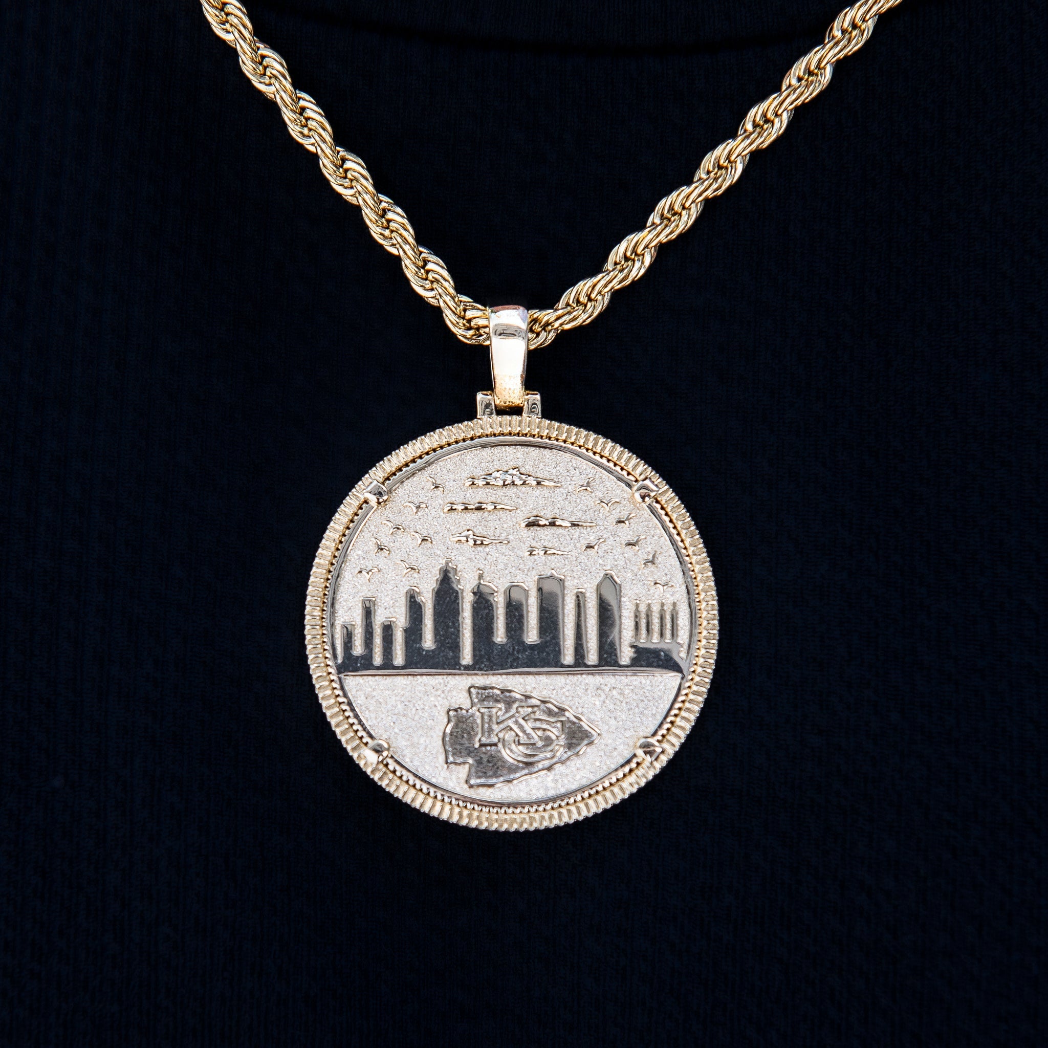 Kansas City Chiefs Official NFL Coin Pendant