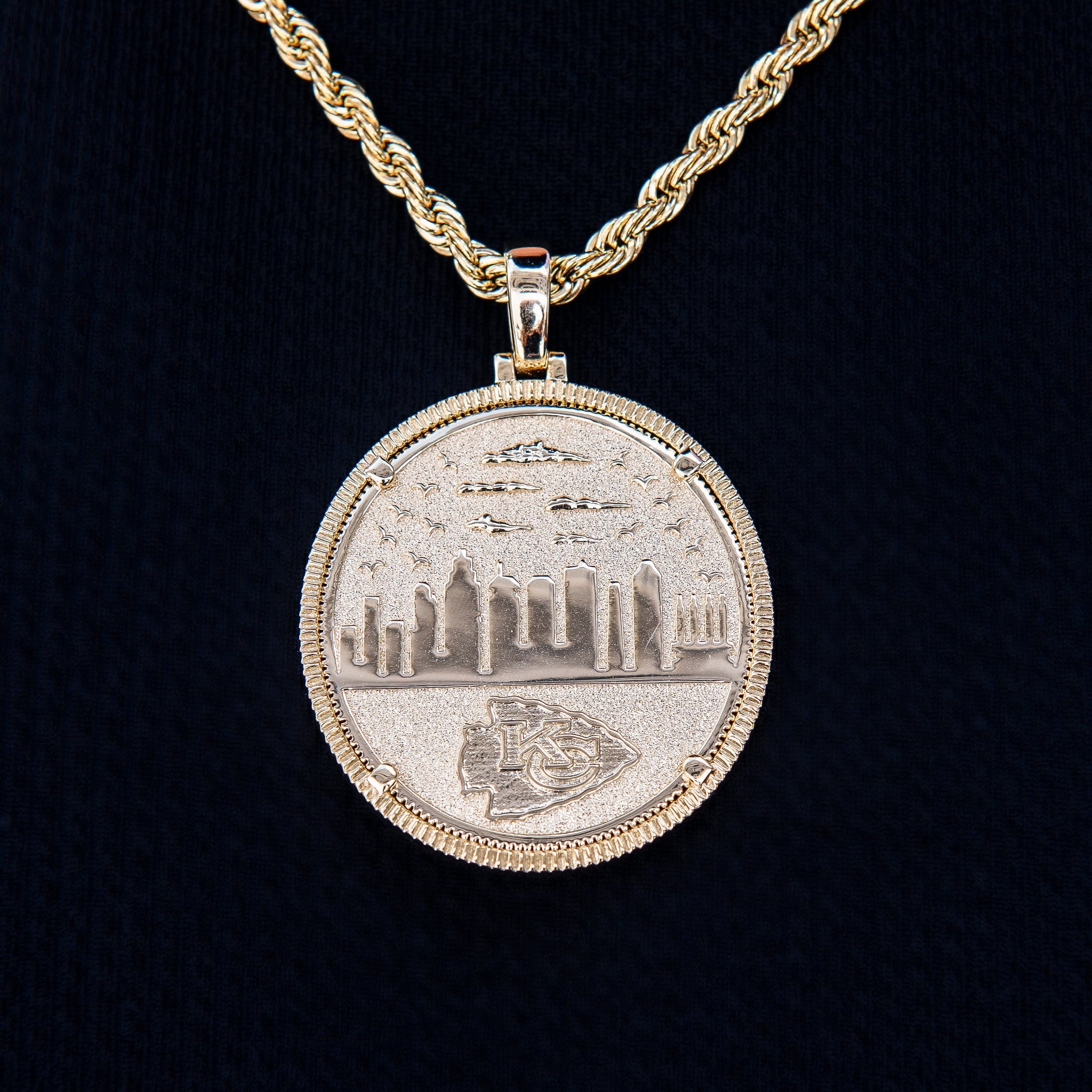 Kansas City Chiefs Official NFL Coin Pendant