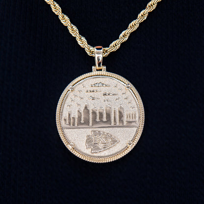 Kansas City Chiefs Official NFL Coin Pendant