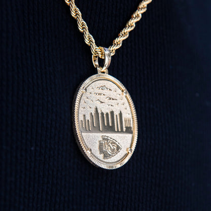 Kansas City Chiefs Official NFL Coin Pendant