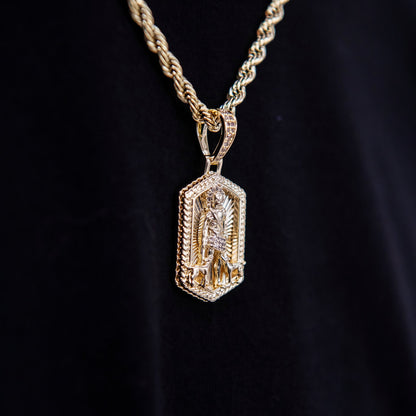 San Lazaro Pendant in Yellow Gold