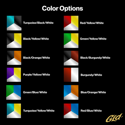 3MM Diamond Colored Tennis Chains in White Gold- All Colors