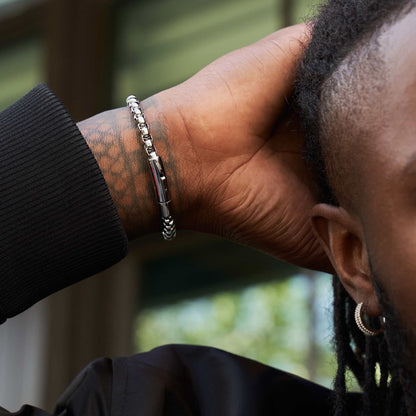 Rounded Box Chain Bracelet