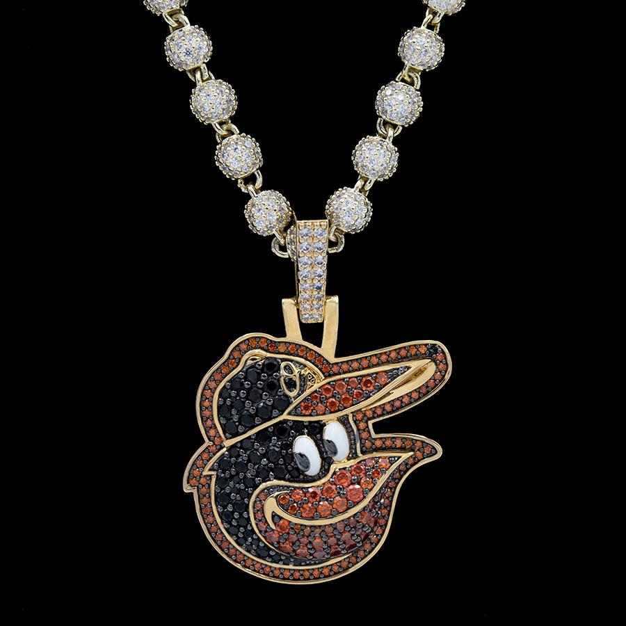 Baltimore Orioles Official MLB Logo Pendant