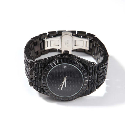 Bling Diamond Round Ice Watch