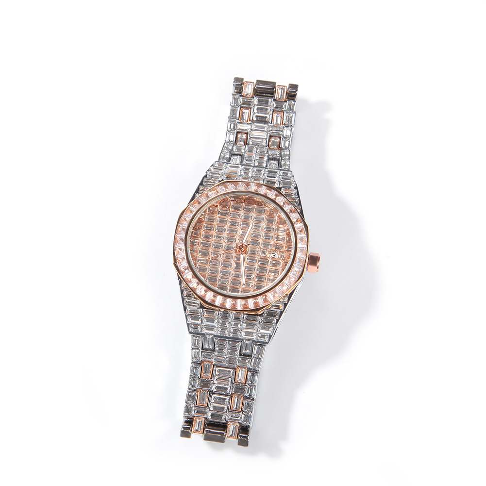 Bling Diamond Round Ice Watch
