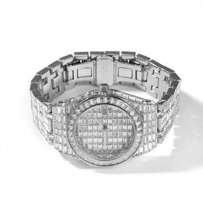 Bling Diamond Round Ice Watch
