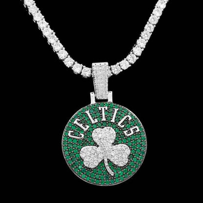 Boston Celtics Official NBA Logo Pendant