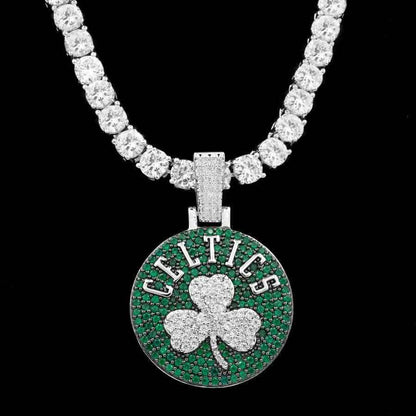 Boston Celtics Official NBA Logo Pendant