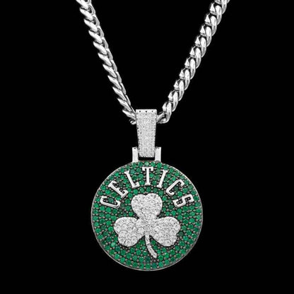 Boston Celtics Official NBA Logo Pendant