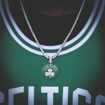 Boston Celtics Official NBA Logo Pendant