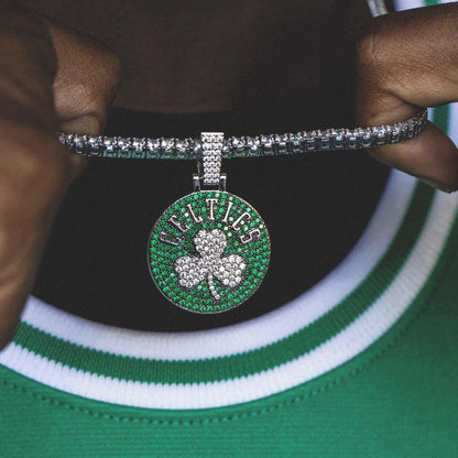 Boston Celtics Official NBA Logo Pendant