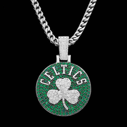 Boston Celtics Official NBA Logo Pendant