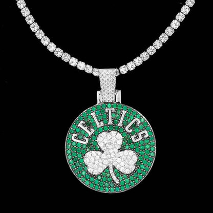 Boston Celtics Official NBA Logo Pendant