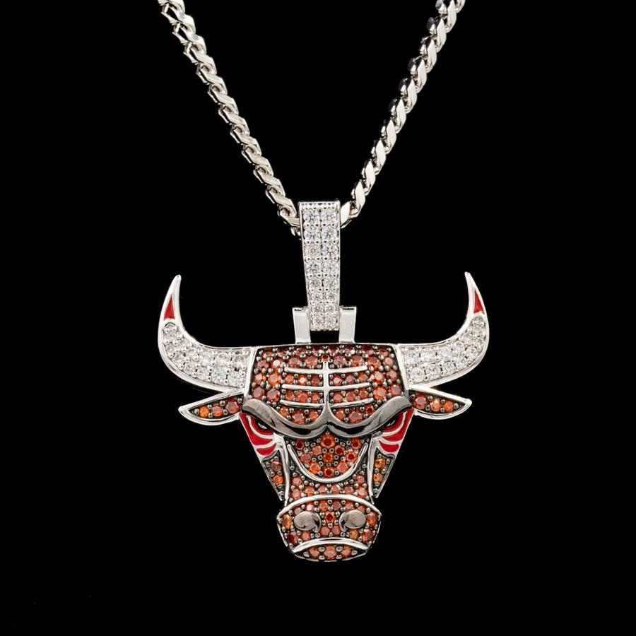 Chicago Bulls Official NBA Logo Pendant