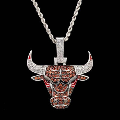 Chicago Bulls Official NBA Logo Pendant