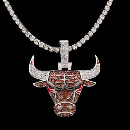 Chicago Bulls Official NBA Logo Pendant