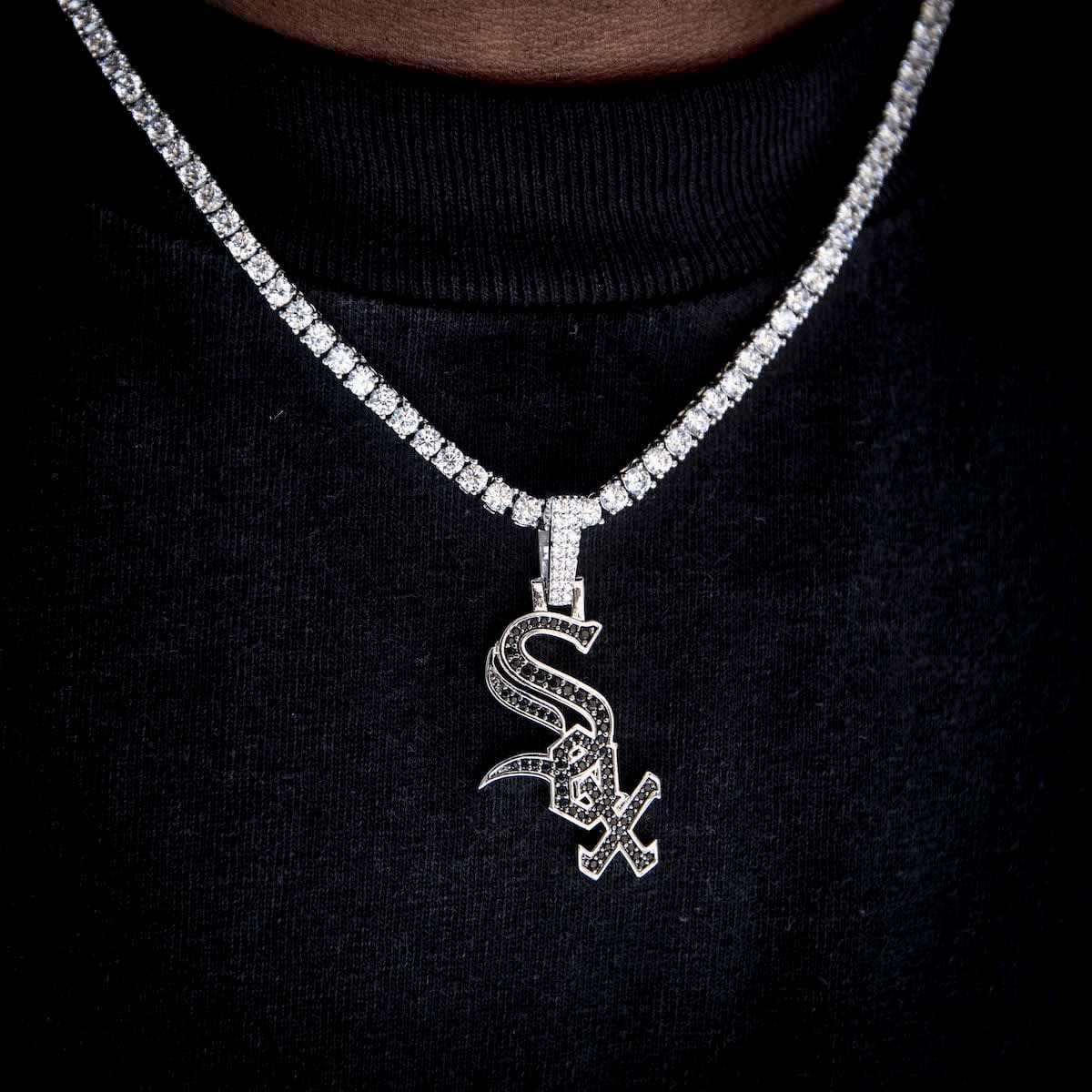 Chicago White Sox Official MLB Logo Pendant