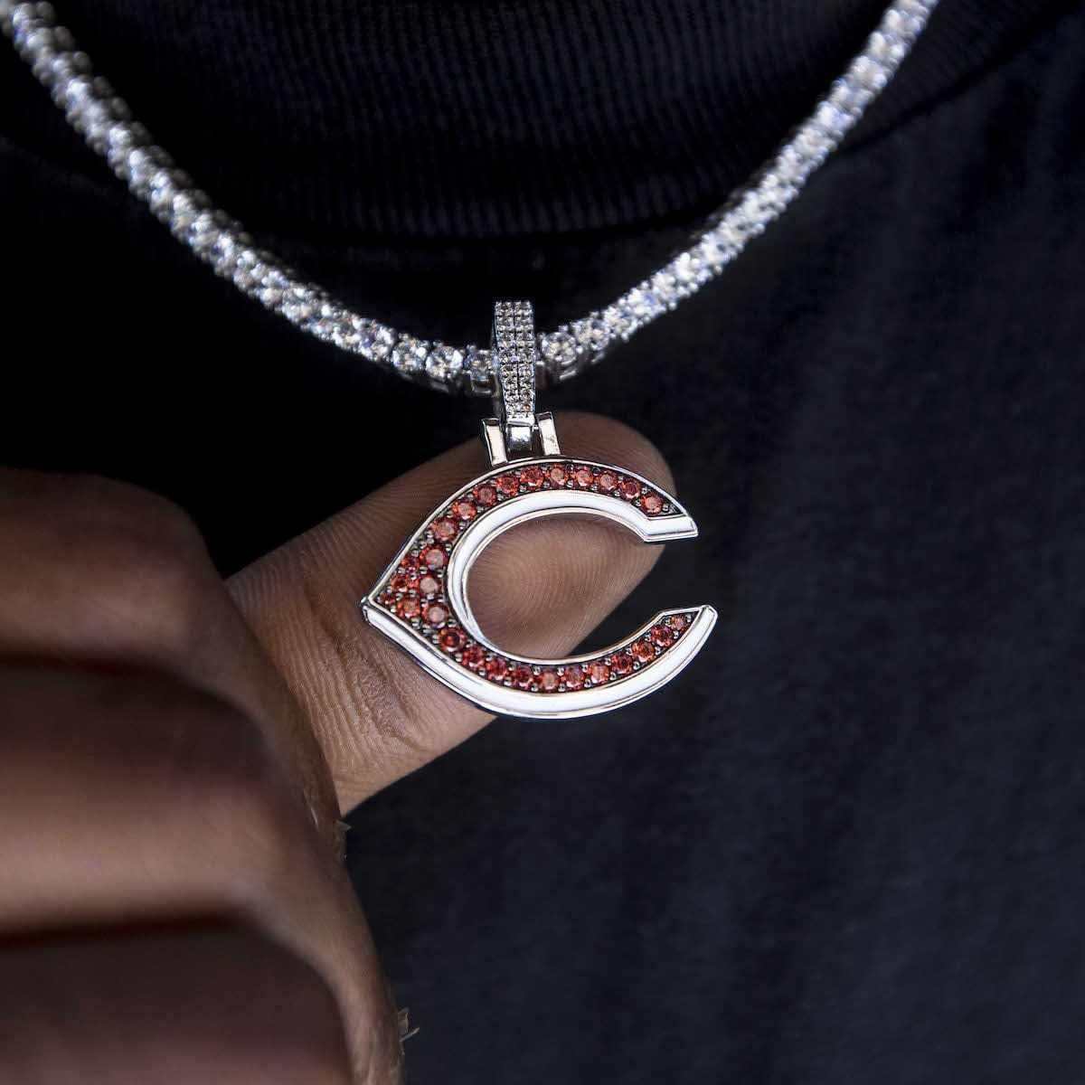 Cincinnati Reds Official MLB Logo Pendant