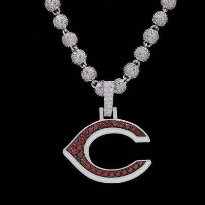 Cincinnati Reds Official MLB Logo Pendant