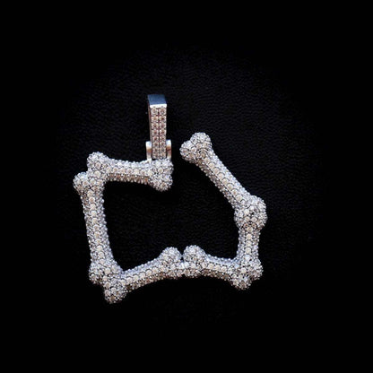 Custom Name Plate Bone Font