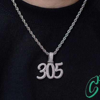 Custom Name Plate Pave Font