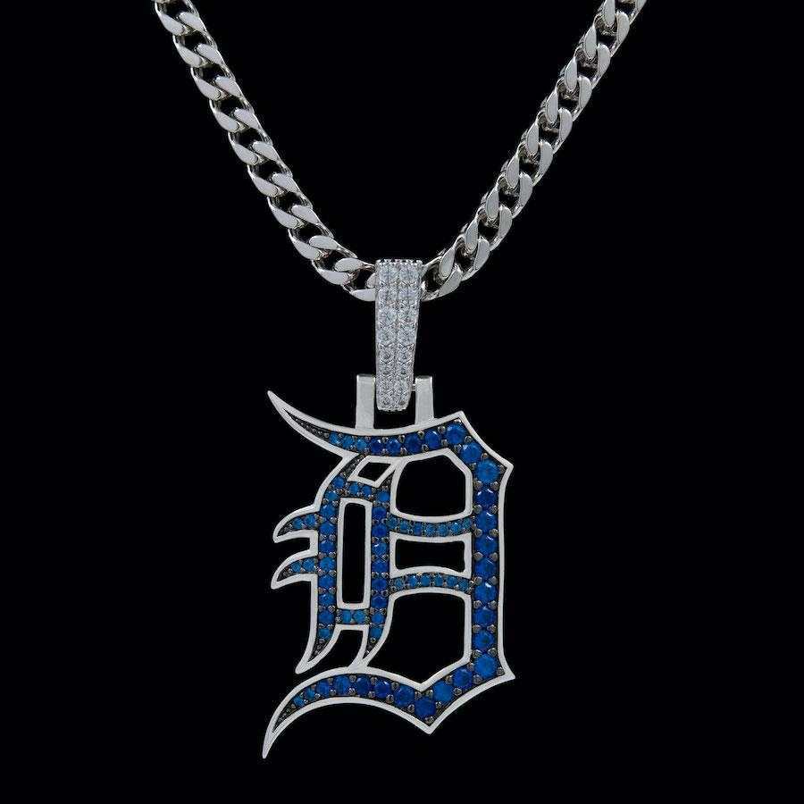 Detroit Tigers Official MLB Logo Pendant