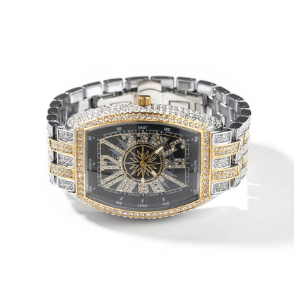 Diamond-Encrusted Gypsophila Fashion Ice Watch