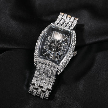 Diamond-Encrusted Gypsophila Fashion Ice Watch