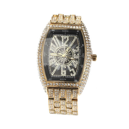 Diamond-Encrusted Gypsophila Fashion Ice Watch