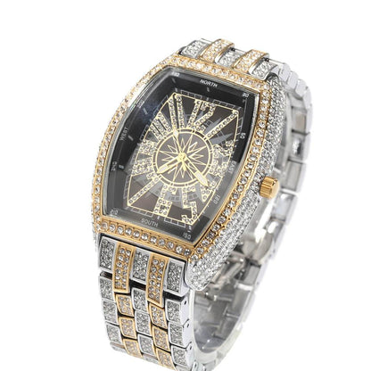 Diamond-Encrusted Gypsophila Fashion Ice Watch