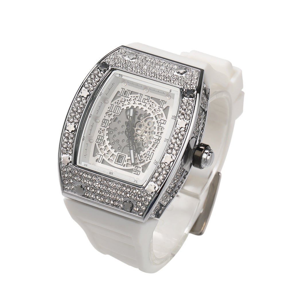 Diamond-Encrusted Multifunctional Personalized Sports Watch