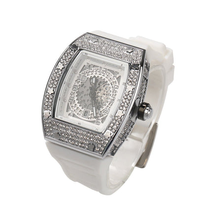 Diamond-Encrusted Multifunctional Personalized Sports Watch