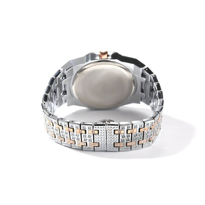 Diamond Octagon Full Diamond Star Watch