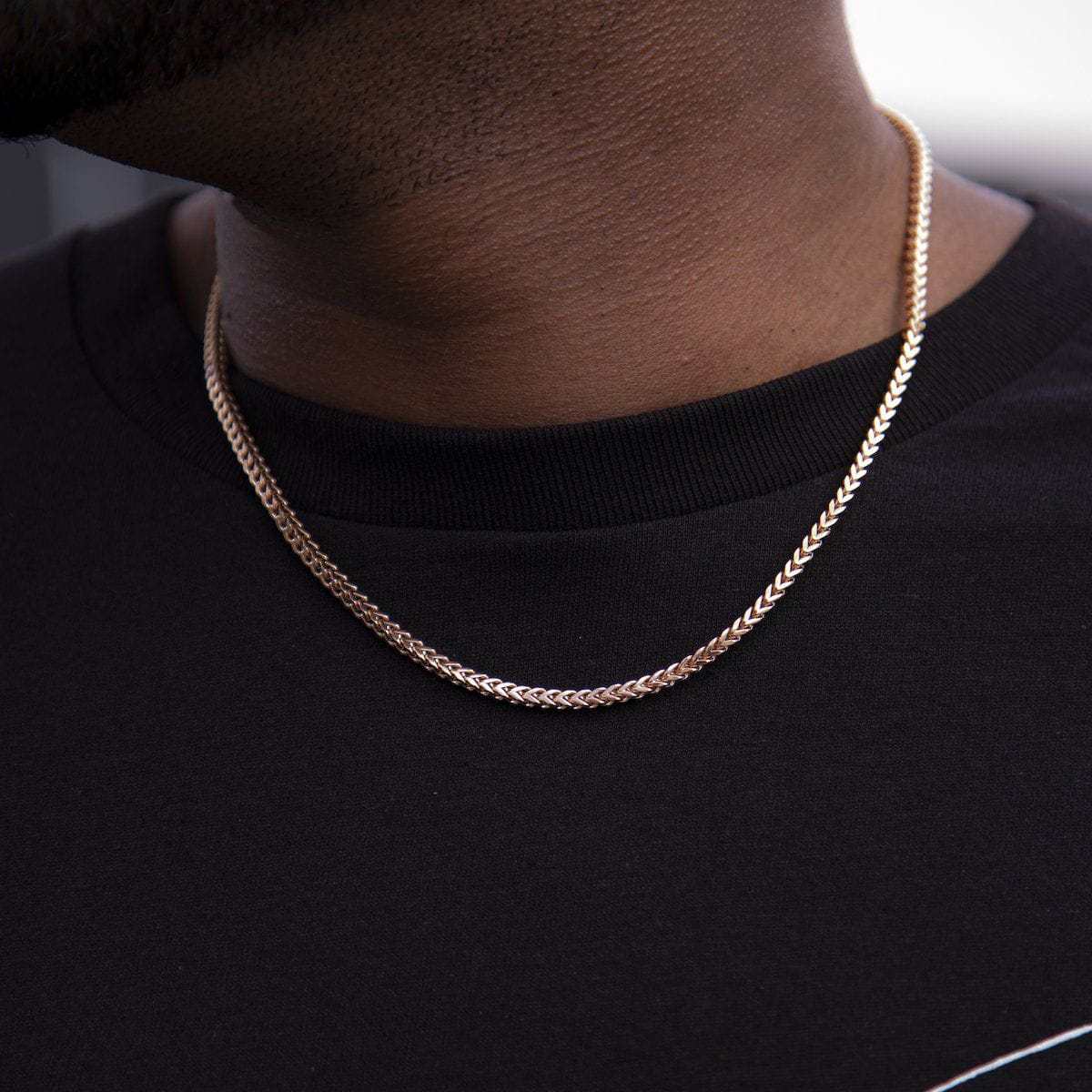 Franco Chain in Rose Gold - 3mm