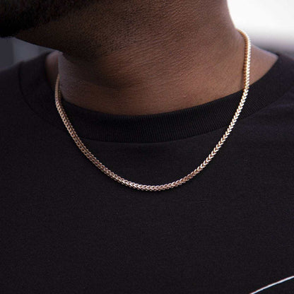 Franco Chain in Rose Gold - 3mm