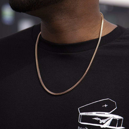 Franco Chain in Rose Gold - 3mm