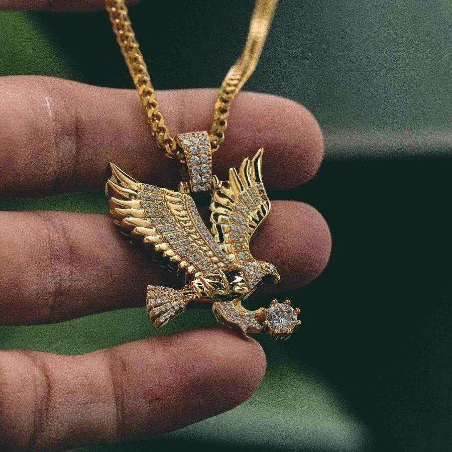 GLD Eagle Pendant