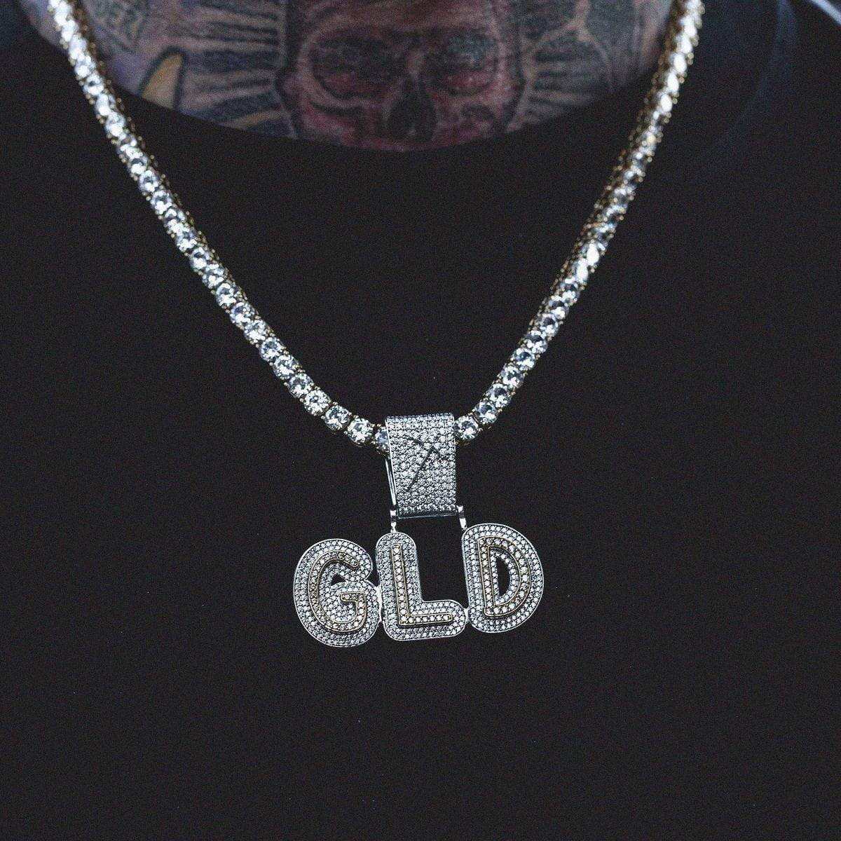 GLD's Name Plate 2-Tone Custom Layered Font