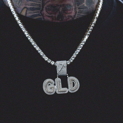GLD's Name Plate 2-Tone Custom Layered Font