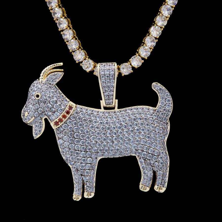 GOAT Pendant in Yellow Gold