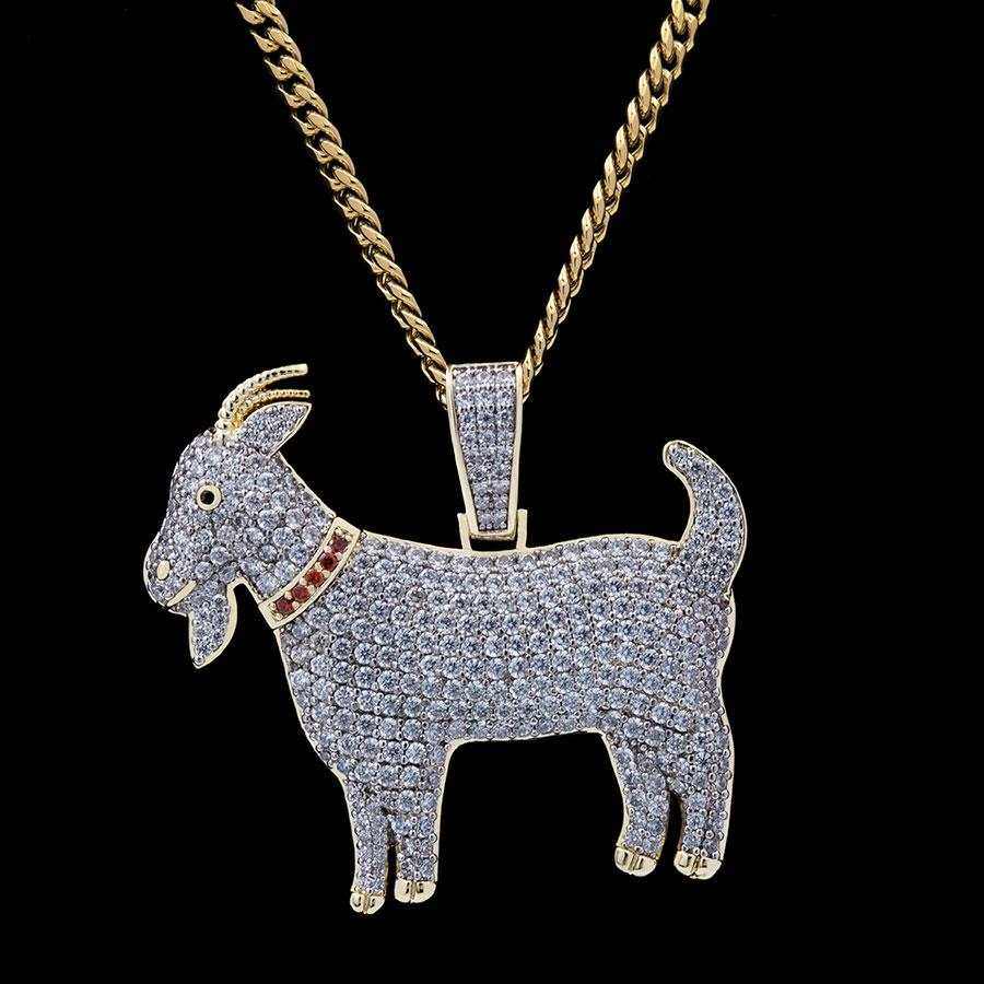 GOAT Pendant in Yellow Gold