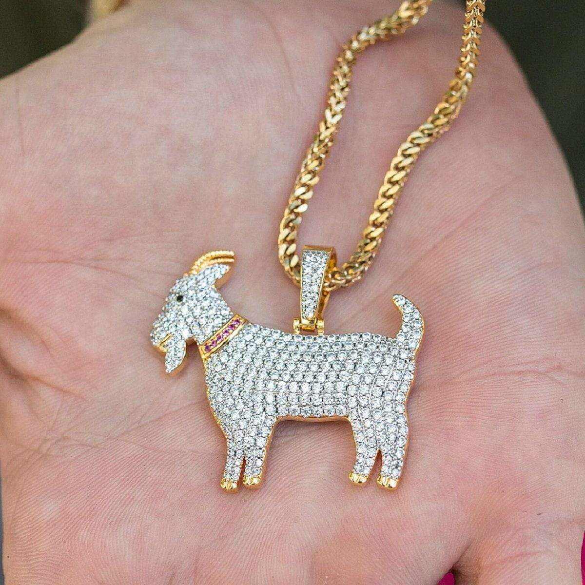 GOAT Pendant in Yellow Gold