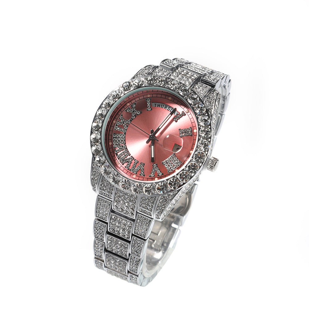 Hip Hop Full Diamond Fashion Quartz Watch
